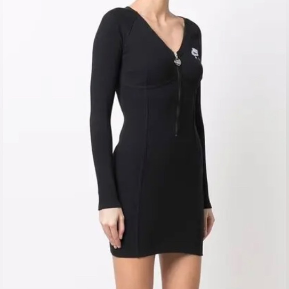 Nike Air Long Sleeve Front Zip Dress Size 2X - Picture 2 of 10